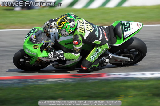 2010-05-09 Monza 0492 Ascari - Superbike - Warm Up - Roger Lee Hayden - Kawasaki ZX 10R